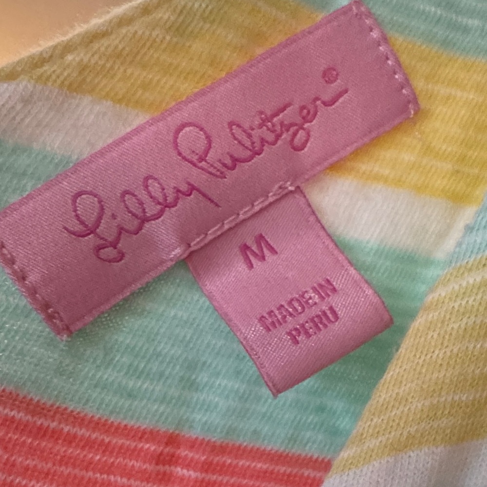 Lilly Pulitzer Pastel Striped Dress - Picture 2 of 3